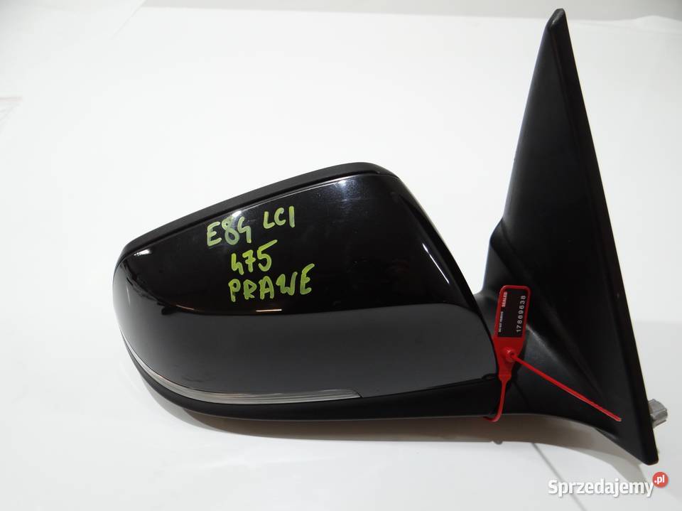 LUSTERKO PRAWE BMW X1 E84 LIFT 475 BLACK osobowe Strzyżewice