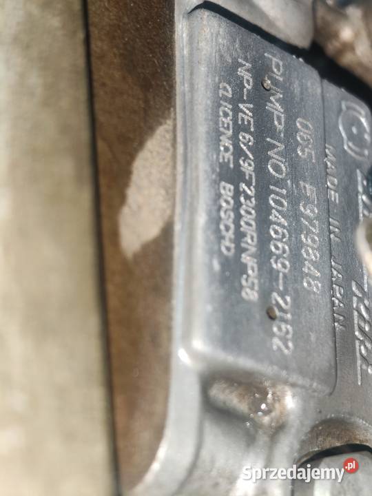 diesel kiki pompa wtryskowa 104669 2162 nissan Świdnica Polska