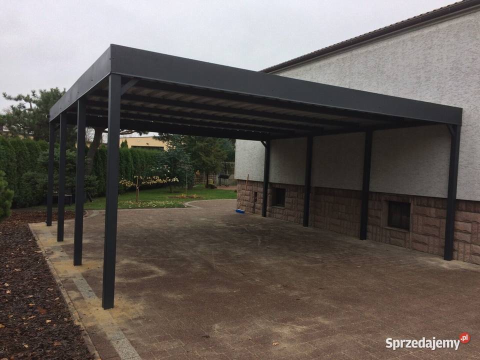 Carport stalowy wiata garażowa pergola altana Architektura ogrodowa Kraków