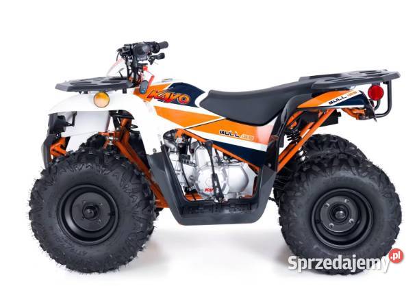 Quad spalinowy Kayo AU125 BIAŁO POMARAŃCZOWY 1km wielkopolskie Budzyń