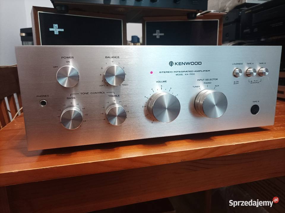Wzmacniacz Kenwood KA1500 srebrny szczotkowane Lubartów