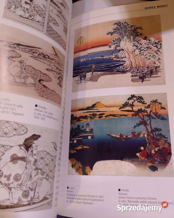 Klasycy Sztuki HOKUSAI nowa pięknie ilustrowana mazowieckie Warszawa