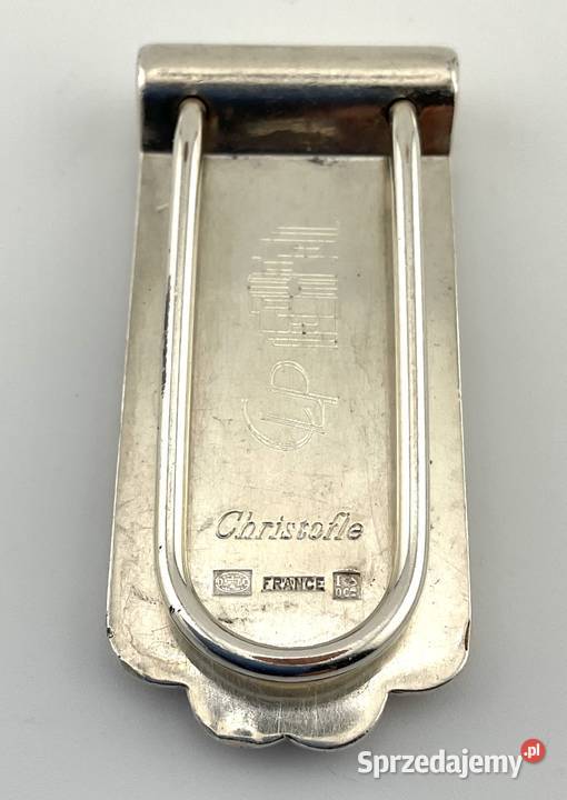 Klips banknotow CHRISTOFLE France money clip małopolskie Kraków