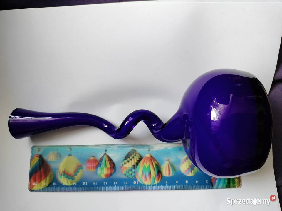 Wazon Makora 21 zakręcony prl Porcelana i szkło Choszczno