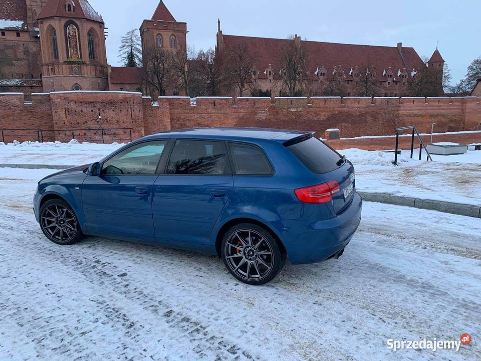 Audi A3 8p LIFT 20T 200 SLINE Anglik elektrycznie ustawiane fotele Malbork