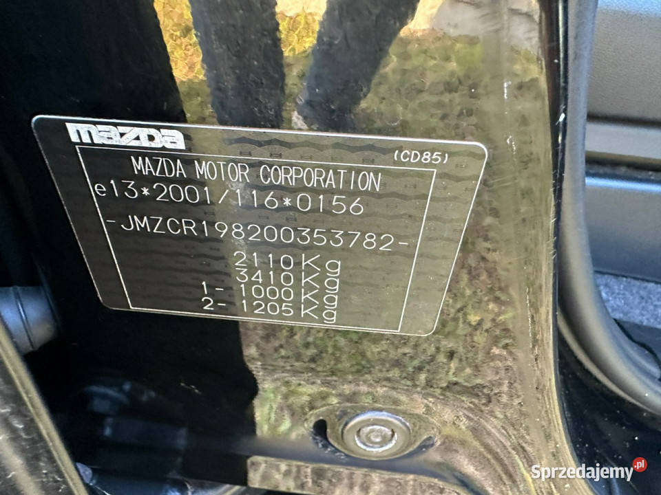 Mazda 5 18 benzynaklimatronik7 miejsc opony komputer pokładowy pomorskie