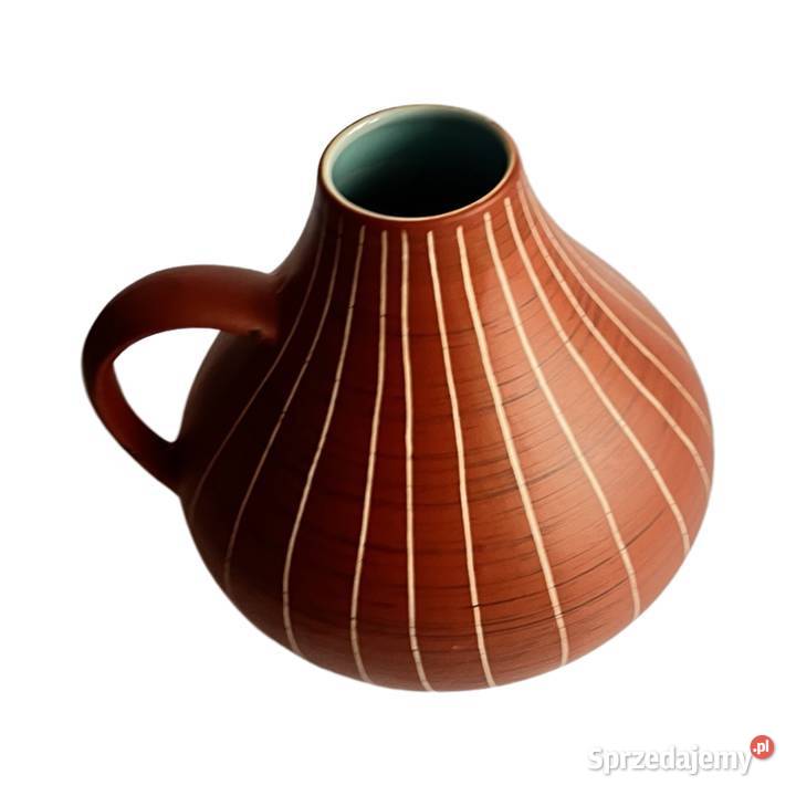 Ceramiczny wazon z uchem Gramann Keramik Niemcy Warszawa sprzedam