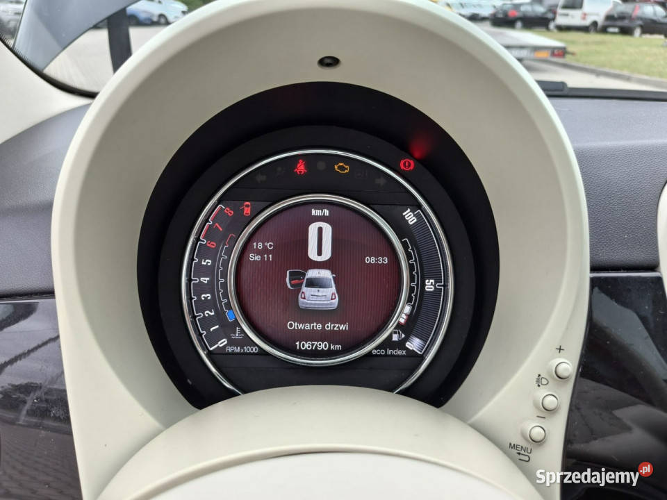 Fiat 500 12 benzyna 70 klimatyzacja panorama Kęty