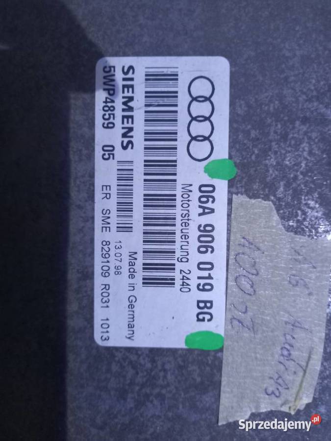 Komputer Audi 06A906019BG osobowe Margonin