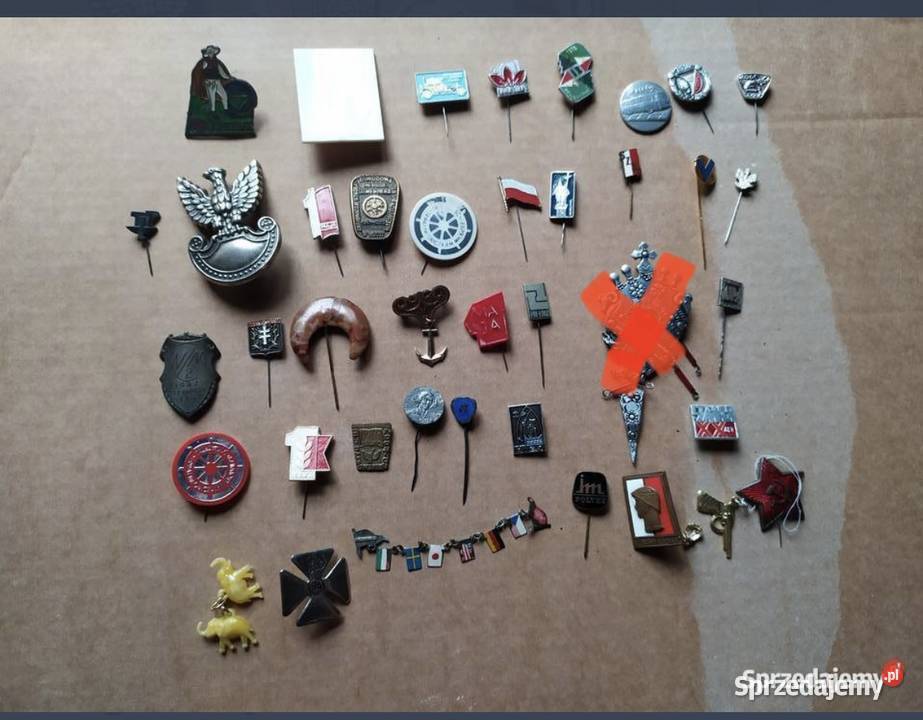 202 Przypinki Przywieszki Z PRLU Mega duży łódzkie Łódź