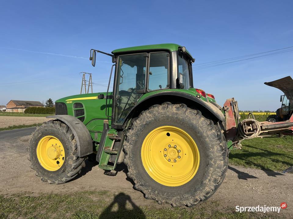 John deere 6830 pneumatyka miękka oś super stan Stolno sprzedam