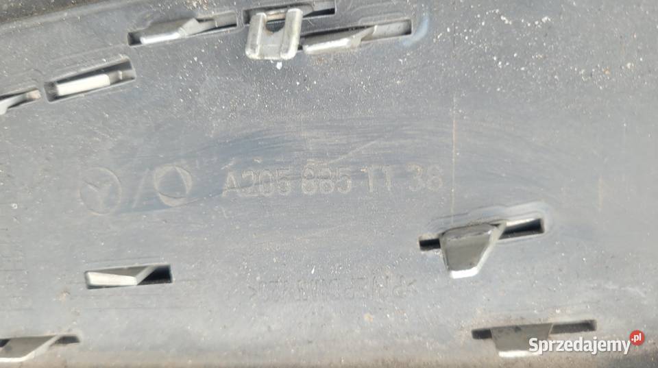 MERCEDES W205 SPOILER DOKŁADKA ZDERZAKA TYŁ