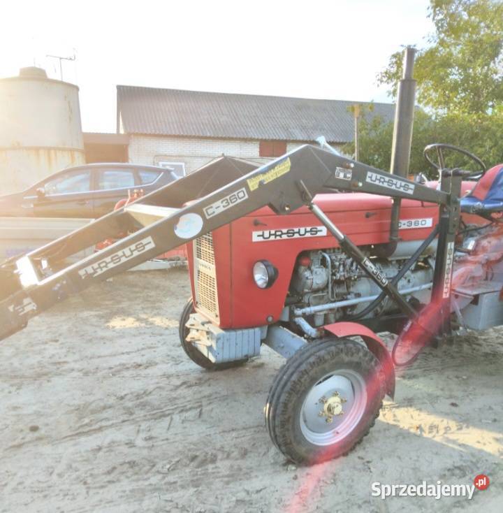 Tur ładowacz czołowy do Ursusa C360 C330 C355 Maszyny rolnicze Mnichów