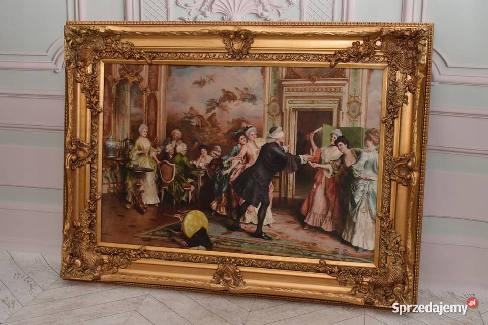 Francuski Bal Arystokracja Obraz na Materiale małopolskie Kraków
