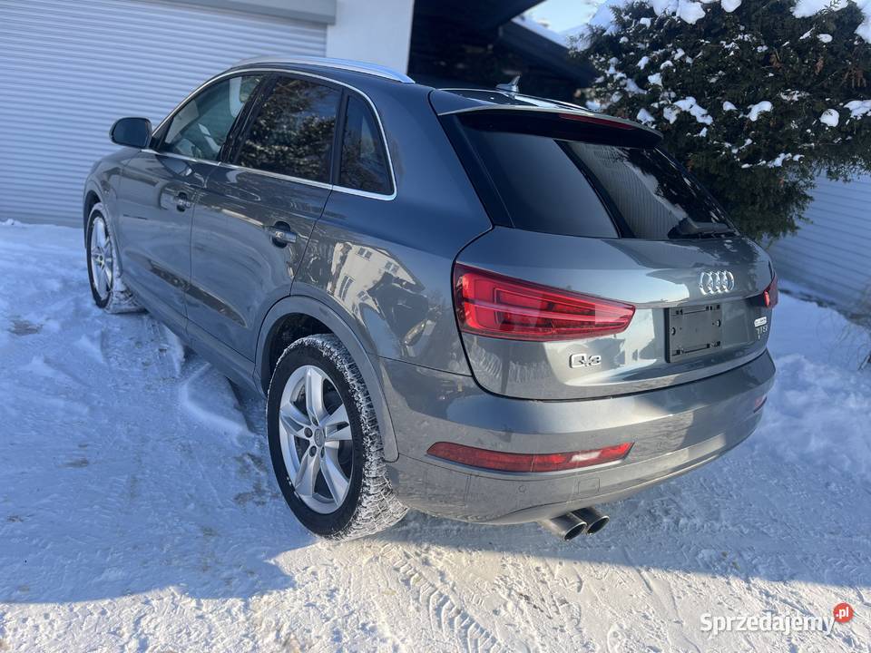 Audi Q3 quattro 20 Tb 220 LIFT 2016r navi skóra przyciemniane szyby lubelskie Lublin