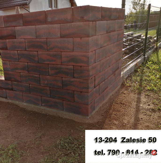 Bloczek Ogrodzeniowy Bloczki Betonowe Mozaika Żuromin