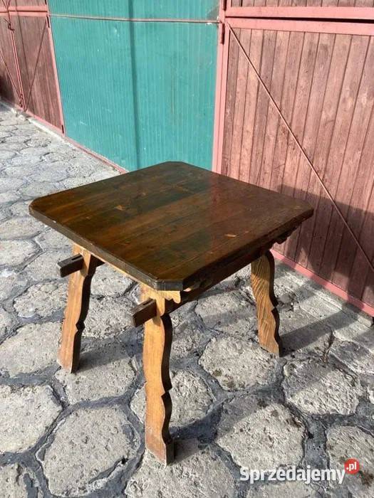 Stolik drewniany na styl góralski vintage 4 Jeleśnia