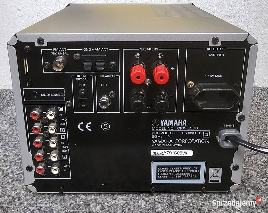 Yamaha Pianocraft CRXE300 kolumny JVC wysyłka Kraków sprzedam