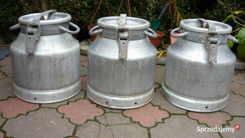 Kanka 20 aluminiowa konwia do mleka konew bańka Sokółka sprzedam