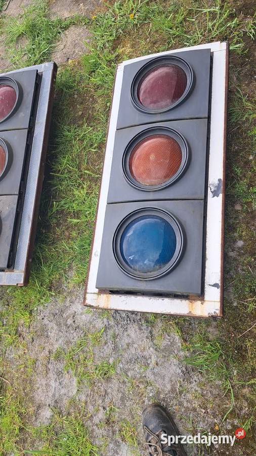 Sygnalizacja świetlna światła drogowe lampy Cieszyn