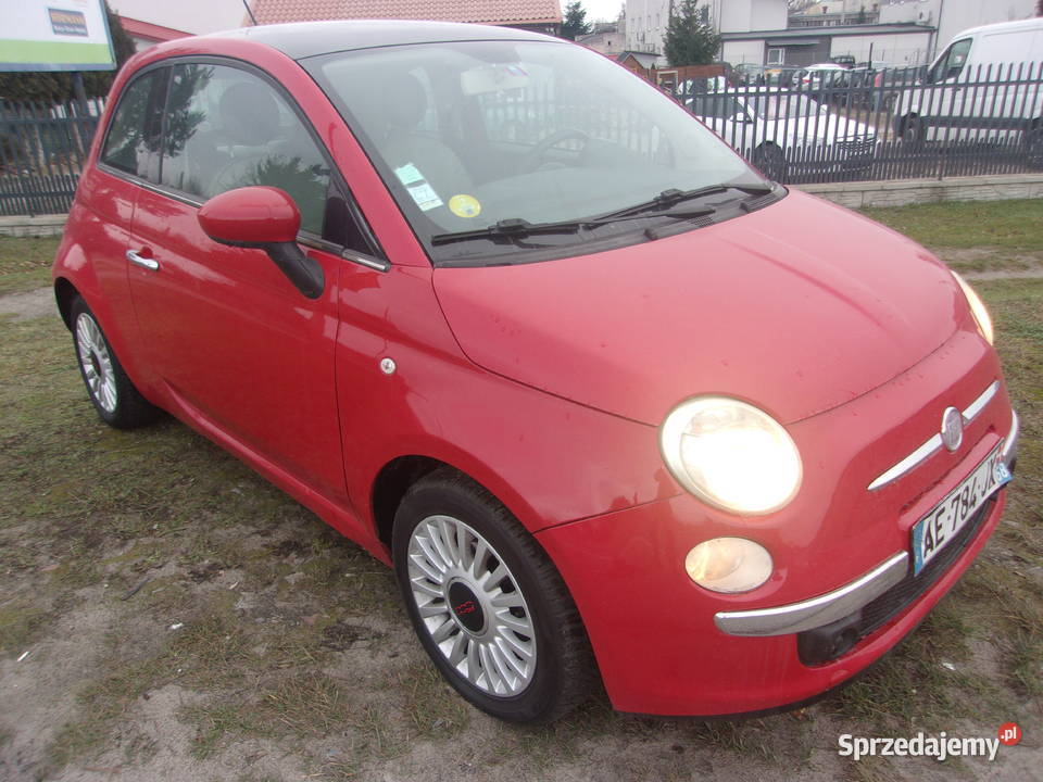 Fiat 500 13 JTD świżo sprowadzony opłacony wielofunkcyjna kierownica