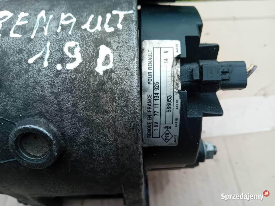 Alternator wodny chłodzony cieczą Renault Scenic Biłgoraj
