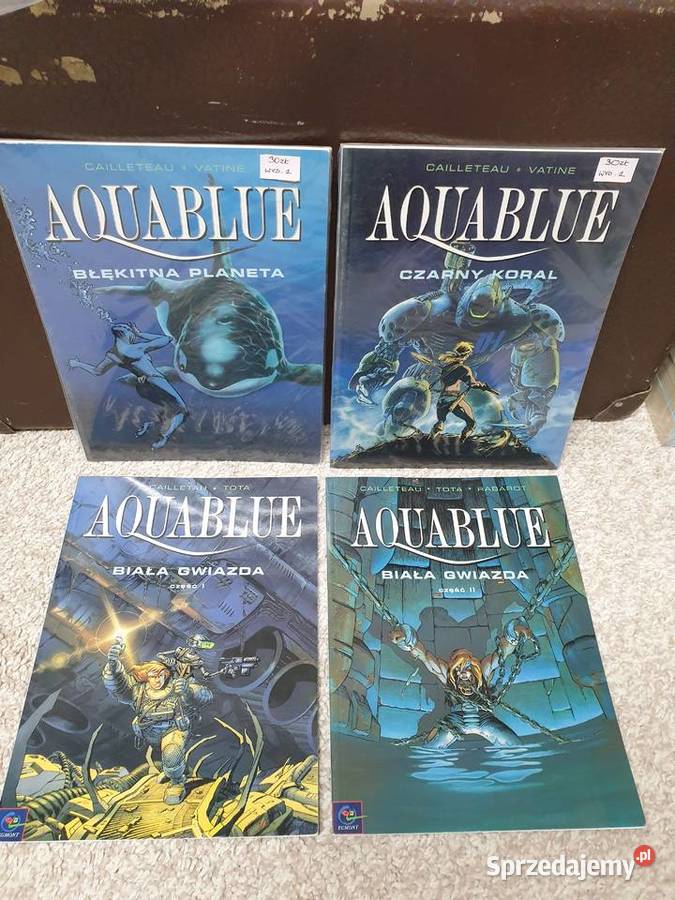 Aquablue 4 albumy fantasy i s-f Gdynia sprzedam