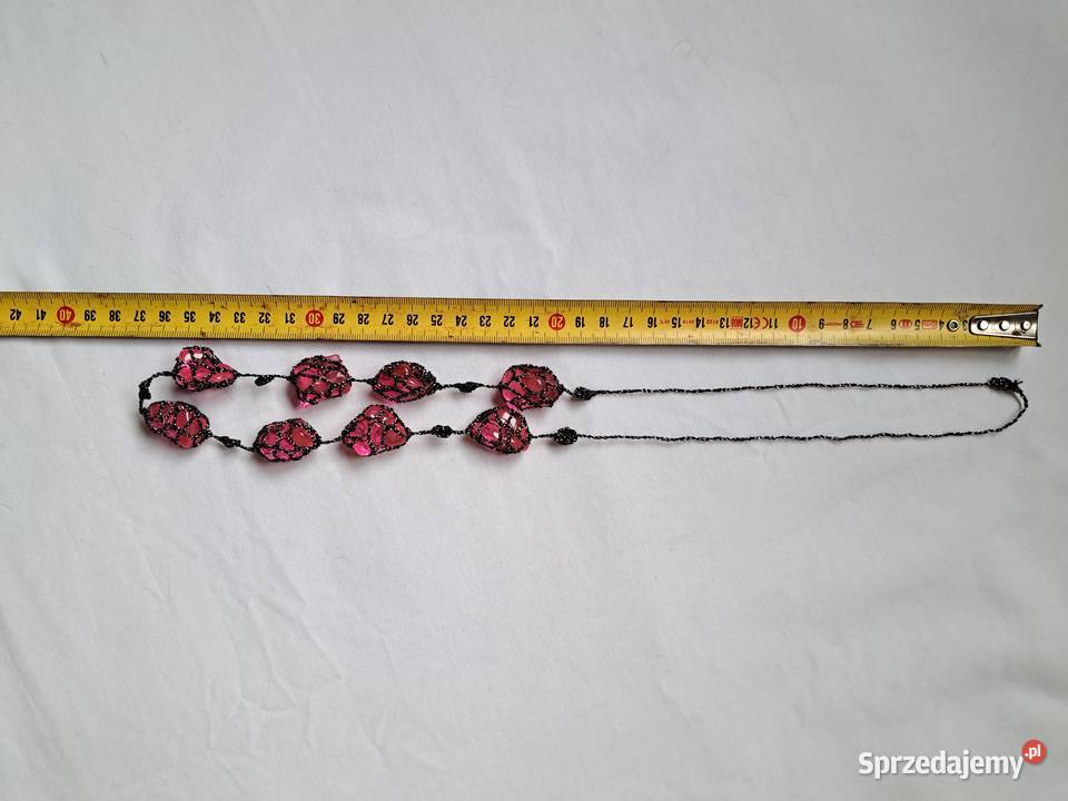 Naszyjnik handmade z kamieniami Dla kobiet sprzedam