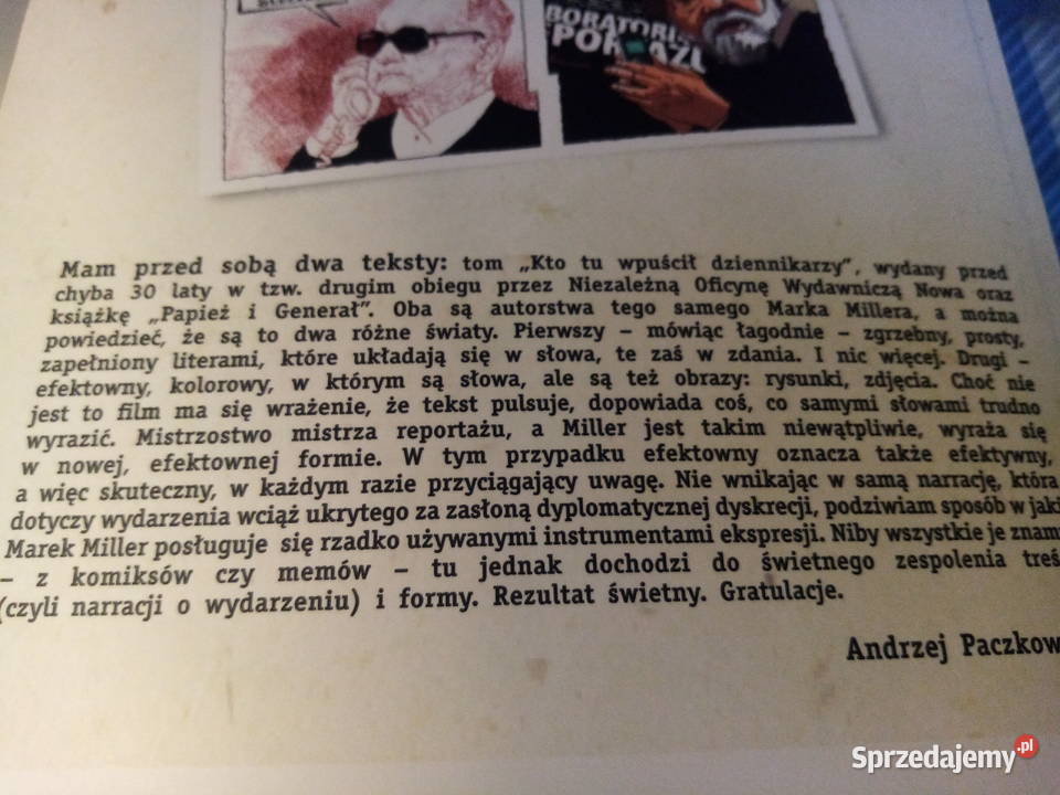 Papież i Generał miękka Łódź