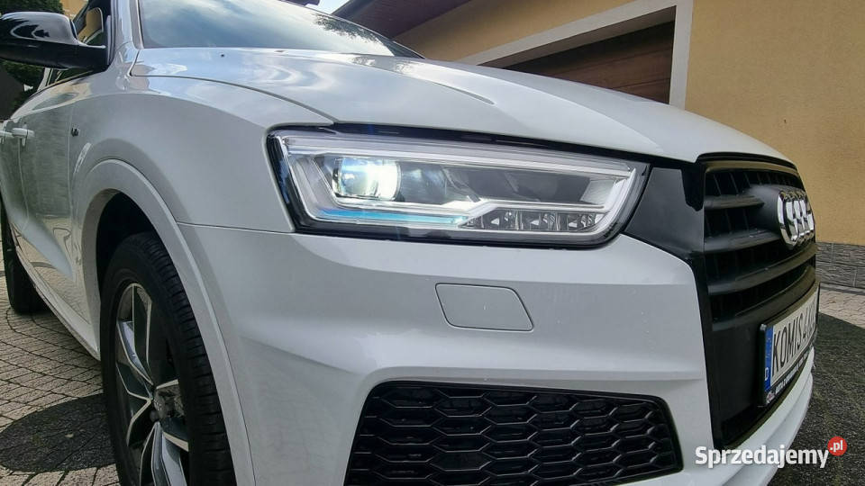 Audi Q3 STronic Serwis Navi Biała Perła wspomaganie kierownicy Płońsk