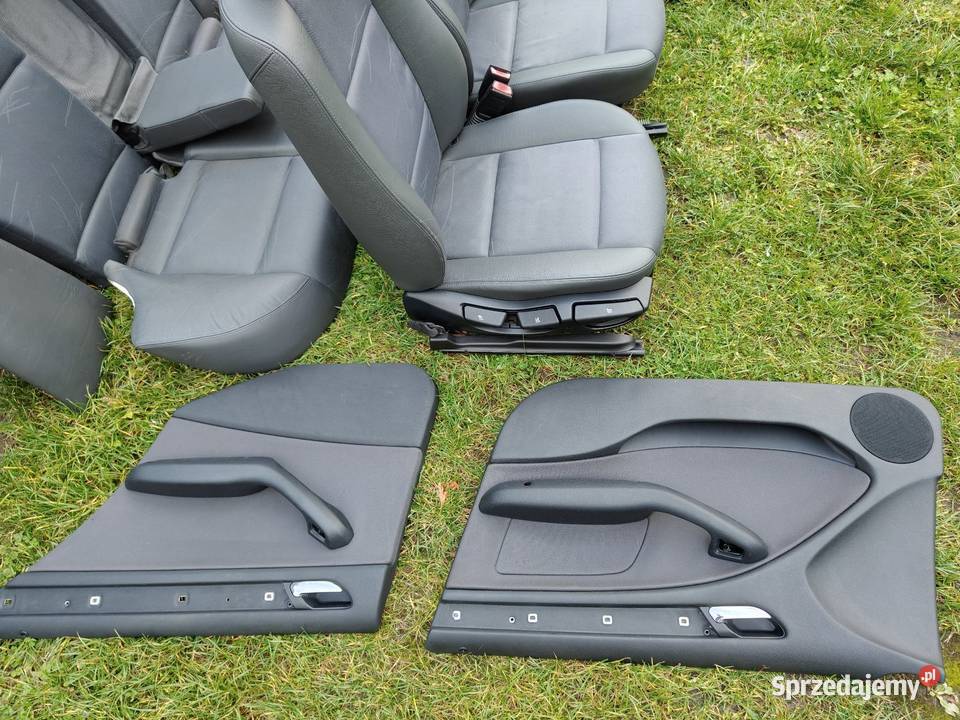 Bmw e46 sedan fotele pół skóry grzane Europa Aleksandrów Łódzki