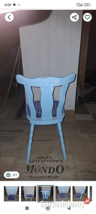 3 krzesła powojenne Krzesła