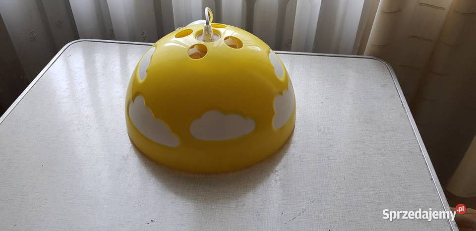 Lampa wisząca do pokoju dziecka żółta Warszawa