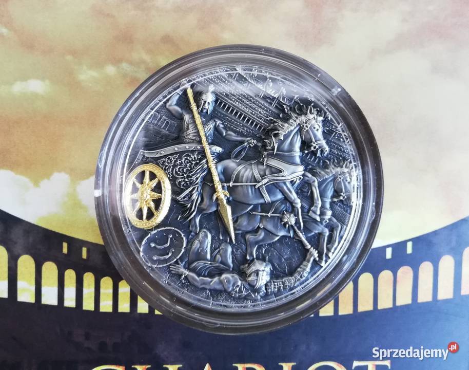 Srebrna moneta RYDWAN Chariot NIUE 2019 2oz Numizmatyka