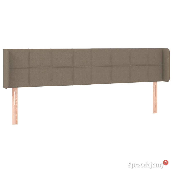Zagłówek do łóżka z LED taupe 183x16x7888 mazowieckie
