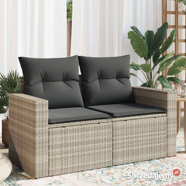 vidaXL Sofa ogrodowa z poduszkami 2osobowa Warszawa