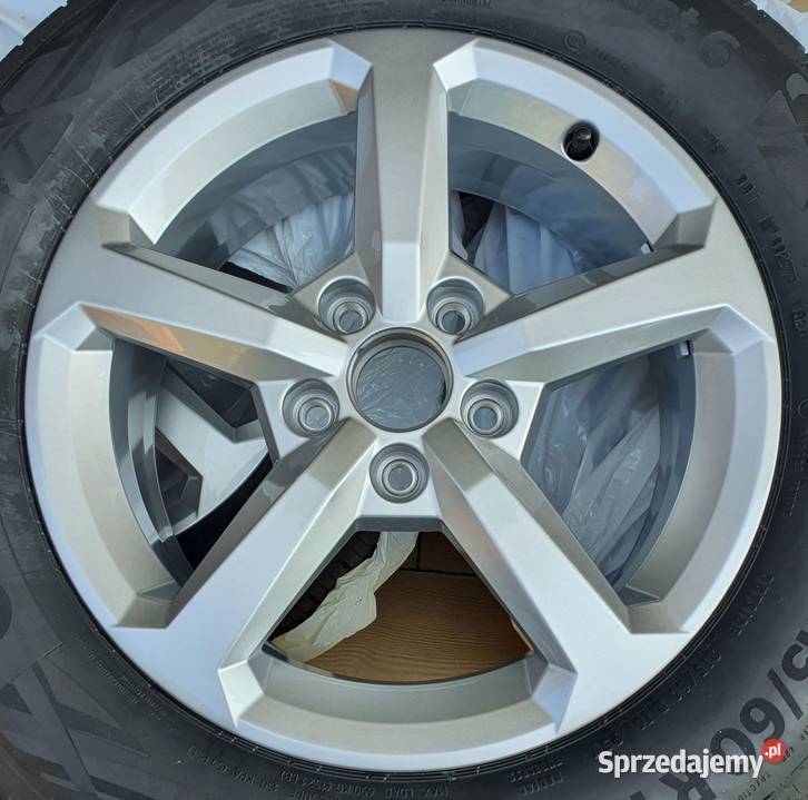 Pełne koła letnie 21560 R16 oryginalne alufelgi Continental mazowieckie Warszawa