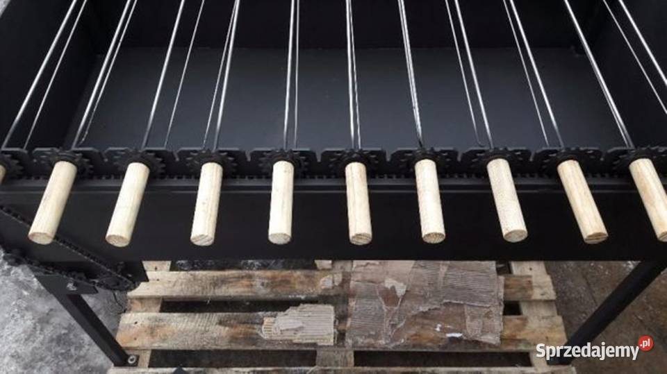 Grill cateringowy duży obrotowy lubuskie Nowe Kurowo