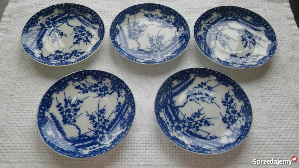 piękne talerzyki spodeczki cudeńka cienka Ceramika i szkło pomorskie Gdańsk