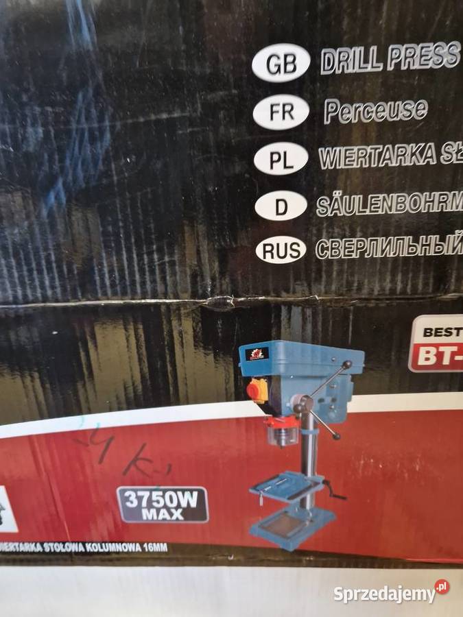 WIERTARKA stołowa słupowa KOLUMNOWA 3750W IMADŁO Głogowa