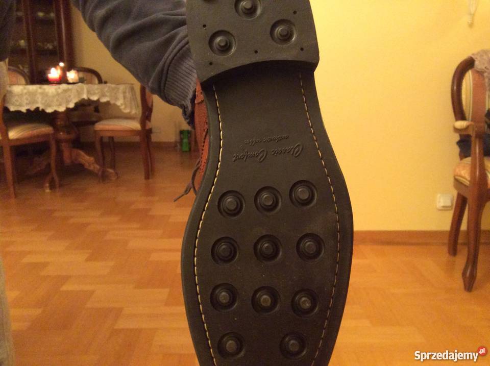 Sprzedam męskie buty ręcznie szyte ze skóry Półbuty Warszawa