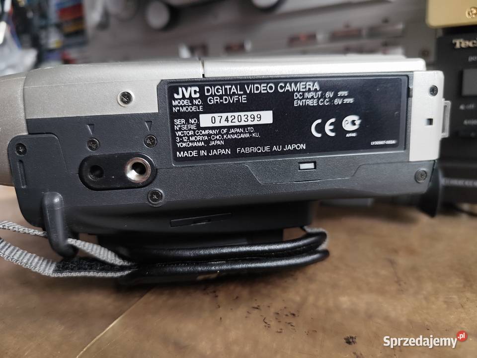 kamera mini DV JVC GRDVF1E zachodniopomorskie Stargard sprzedam