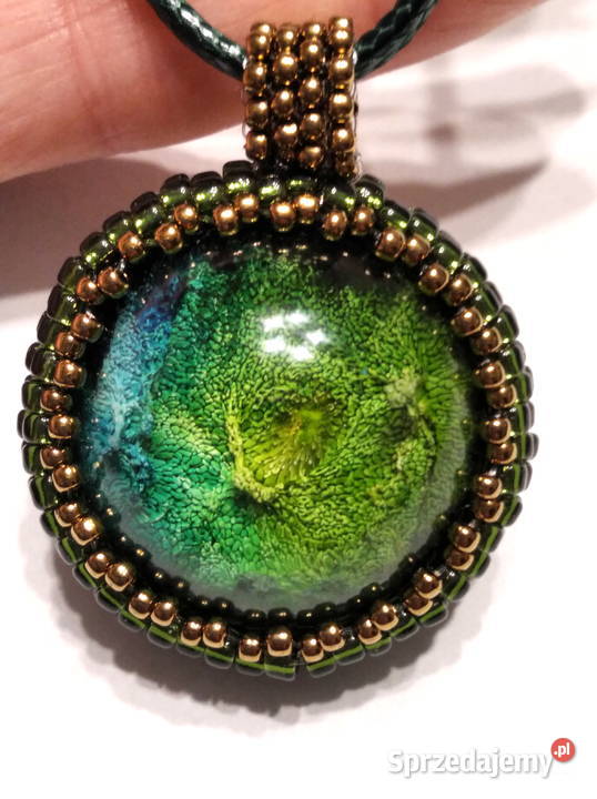 DWUSTRONNY WISIOREK Z ŻYWICY zielony Warszawa