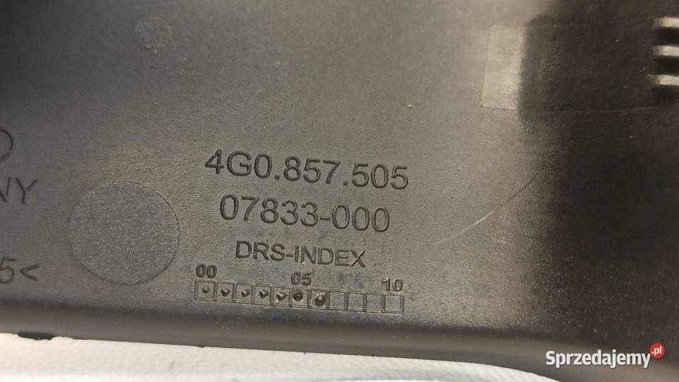 AUDI A6 C7 OSŁONA LUSTERKA TRÓJKĄT 4G0857505 Podszybia dolnośląskie