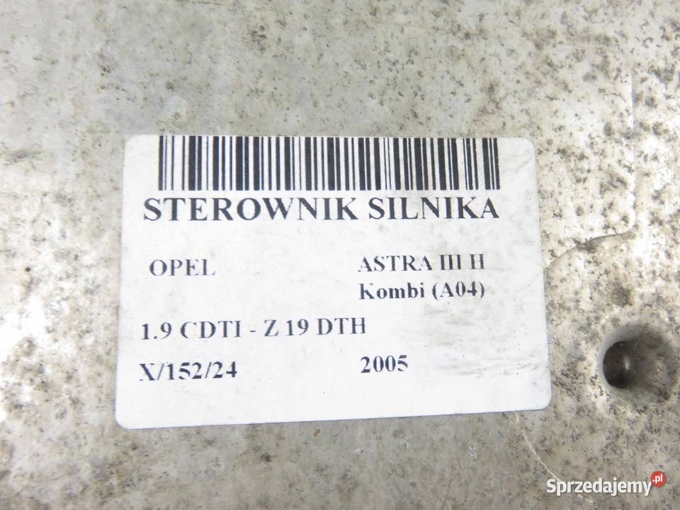 STEROWNIK OPEL ASTRA H 19 CDTI 55189925