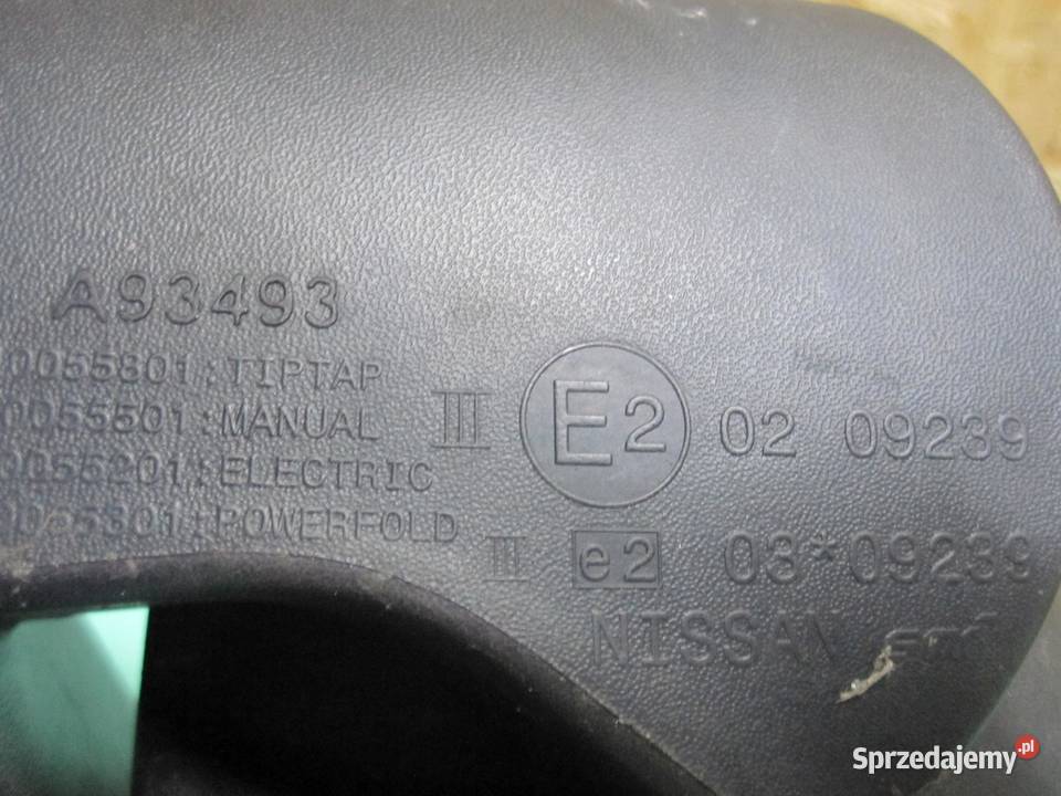 NISSAN MICRA K13 11r lusterko lewe ANGLIK 3 PINY świętokrzyskie