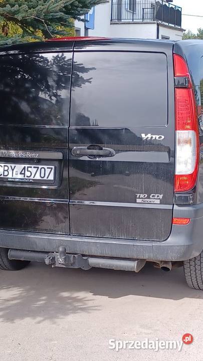 Mercedes Vito 639 22 2010 3 osobowy kujawsko-pomorskie Bydgoszcz sprzedam