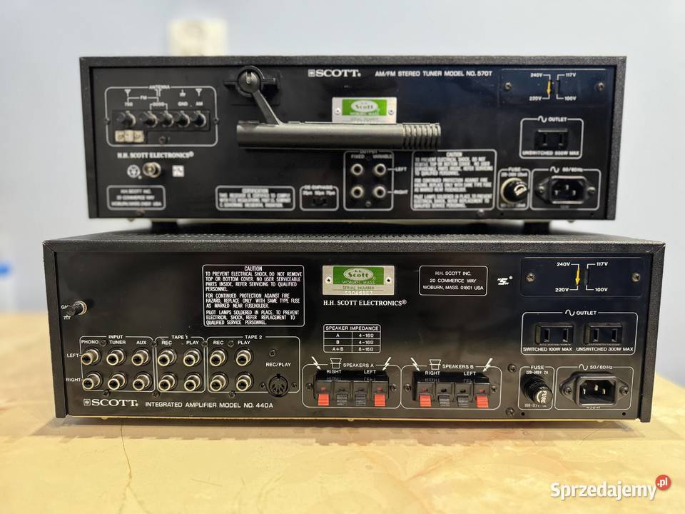 SCOTT 440A and SCOTT 570T Łapy sprzedam