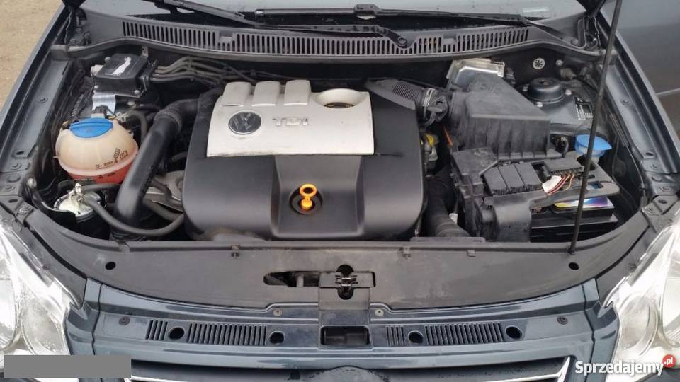 Volkswagen Polo szary Rok produkcji 2007 Nowe Miasto Lubawskie