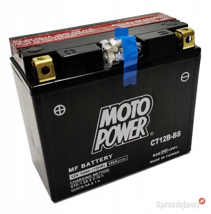 Akumulator motocyklowy MotoPower CT12BBS YT12BBS Wałbrzych sprzedam